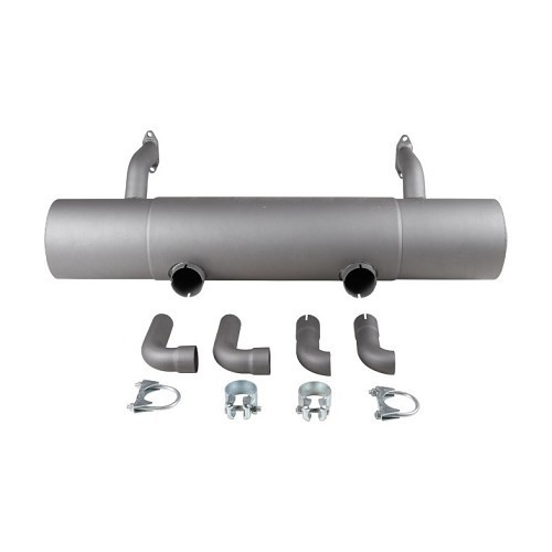  Sport DANSK steel exhaust system for Porsche 356 B and C (1960-1965) - RS10819 