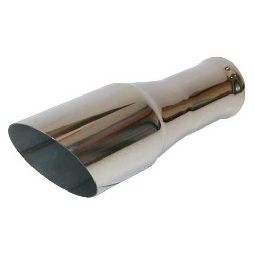  DANSK exhaust tip in polished stainless steel for Porsche 964 (1989-1994) - flat edges - RS10879 