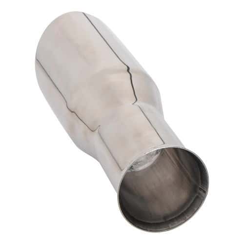  DANSK exhaust tip in polished stainless steel for Porsche 964 (1989-1994) - curved edges - RS10882-1 