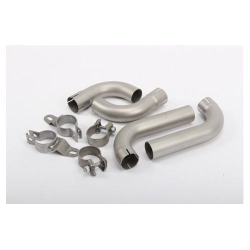  DANSK stainless steel silencer tail pipes for Porsche 356 B and C (1960-1965) - RS10895 