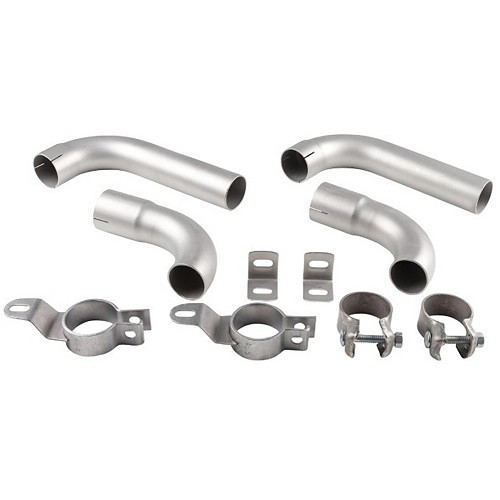  DANSK stainless steel silencer tail pipes for Porsche 356 B and C (1960-1965) - RS10898 