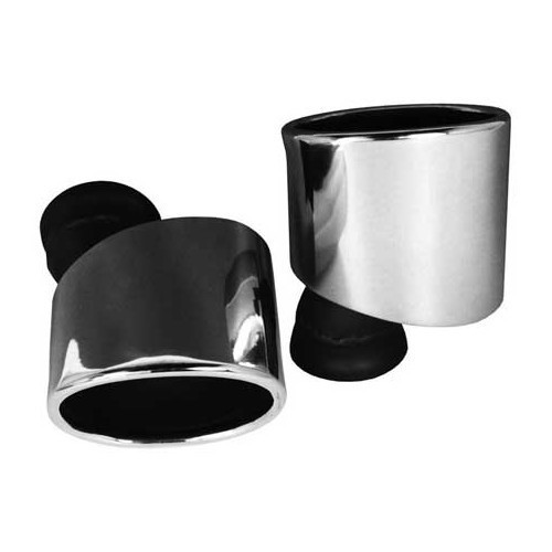  Exhaust tips in stainless steel for Porsche 993 Carrera 4S - RS10918 