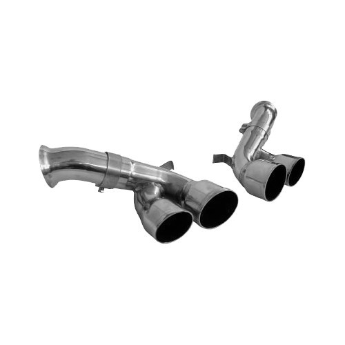  SCART stainless steel exhaust tips for Porsche 996 Carrera 4S - RS10952-1 
