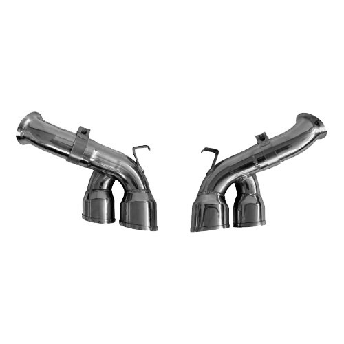  SCART stainless steel exhaust tips for Porsche 996 Carrera 4S - RS10952-3 