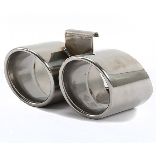Puntale per silenziatore originale in acciaio inox per Porsche Boxster 986 (1996-2004) - RS10969