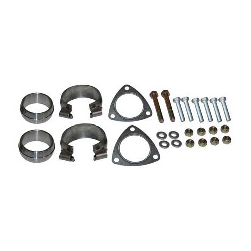  Mounting kit muffler to catalytic converters or direct tubes for Porsche 993 - Gillet - RS11194 