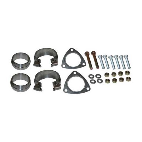     
                
                
    Kit di montaggio del silenziatore verso catalizzatori o tubi diretti per Porsche 993 - Gillet - RS11194
