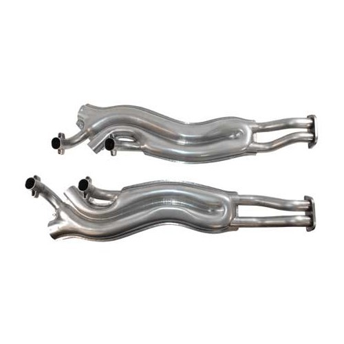  SSI stainless steel heat exchangers for Porsche 914-4 1.7 and 1.8 (1970-1976) - pair - RS11229 