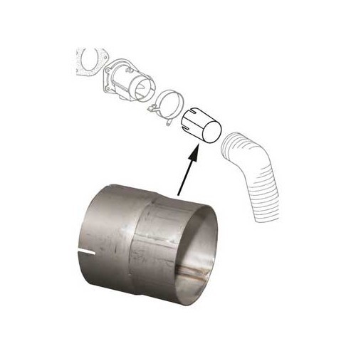     
                
                
    Manchon de raccord de régulateur de chauffage en inox SSI pour Porsche 911de 1974 à 1986 - RS11322
