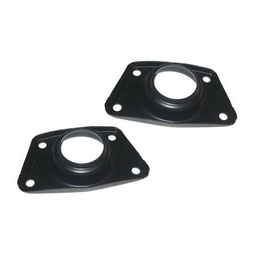  Black rear axle covers for Porsche 356 A and B (1956-1963) - the pair - RS11614 