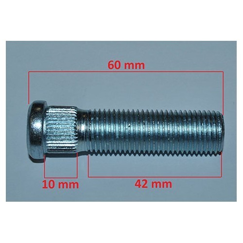     
                
                
    Wheel stud for Porsche - 14 x 150 mm, 60 mm - RS11652
