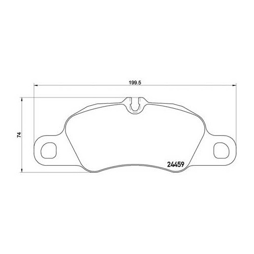  PAGID Front Brake Pads for Porsche 981 Boxster (2012-2015) - RS11871-1 