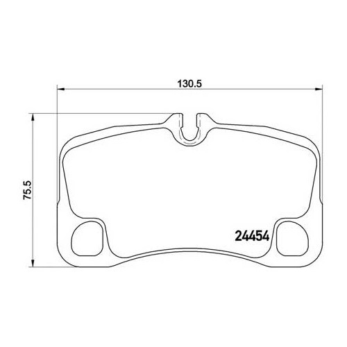  PAGID rear brake pads for Porsche 997-2 C2 and C4 - RS11878-1 