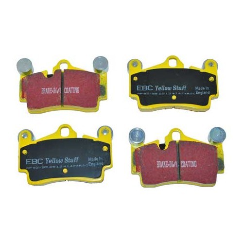  EBC Yellowstuff Rear brake pads for Porsche Cayenne 955 (2003-2006) - 17 inches disc - RS11882 