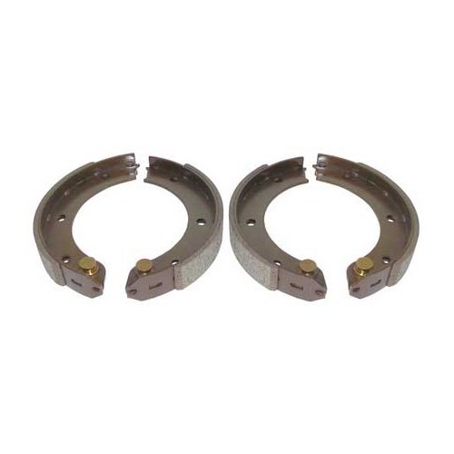 	
				
				
	Set of 4 hand brake shoes for Porsche 911 & 930 3.0 - RS11896
