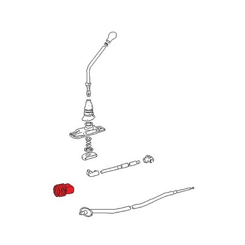 Manicotto di tenuta dell'albero del cambio per Porsche 914-4 (1973-1976) - RS11922