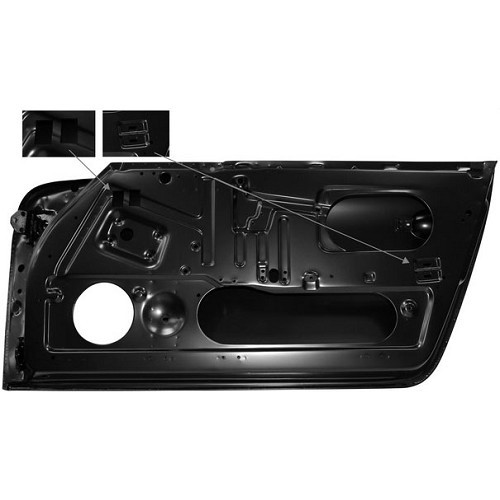 DANSK Complete door for Porsche 911 and 912 (08/1972-1977) - right side - RS12132