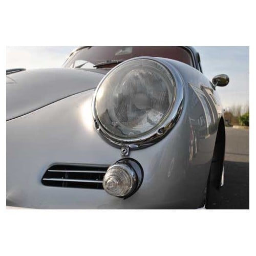  Rejilla de bocina superior cromada para Porsche 356 B y C (1960-1965) - lado derecho - RS12211-1 