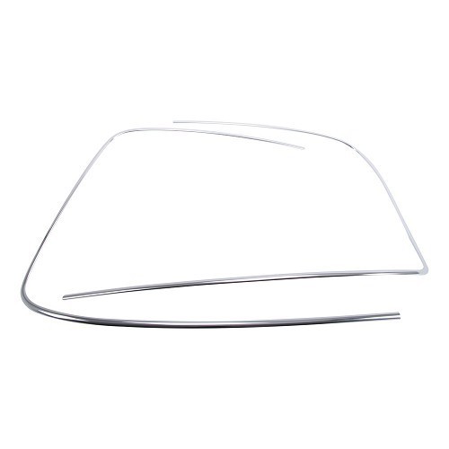  Front Windshield Molding for Porsche 911 and 912 (1965-1977) - Silver - RS12506 