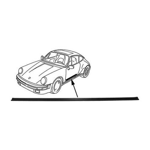Moquette de coffre voiture pour Porsche 911 Coupe modèle G 1984-1989