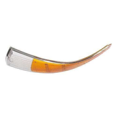  Front indicator lens with chrome outline for Porsche 911 and 912 (1969-1972) - left side - RS13150-1 