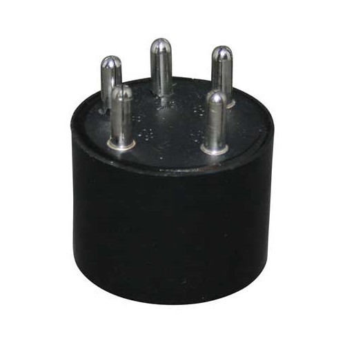  Black round petrol pump relay for Porsche 912, 911 and 914 - RS13231 