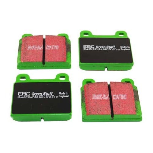  Set of green EBC front brake pads for Porsche 911 - RS13471 