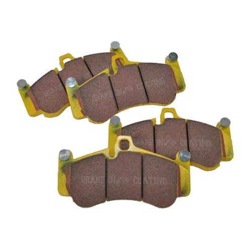  Yellow EBC front brake pads for Porsche 997-1 3.6 Turbo and GT3 - RS13481 