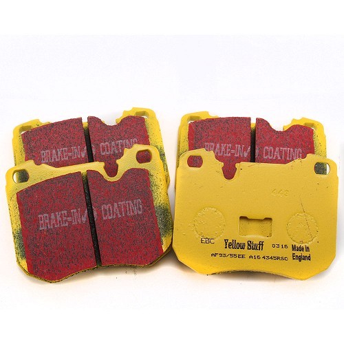  Yellow EBC front brake pads for Porsche 928 (1978-1980) - RS13485 
