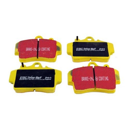  Yellow EBC front brake pads for Porsche 986 Boxster 986 Boxster - RS13487 
