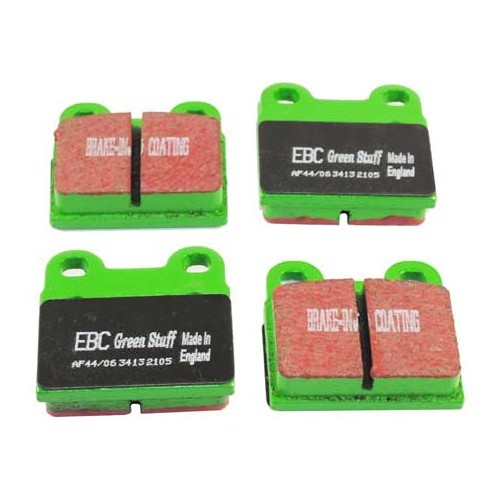  Set of green EBC rear brake pads for Porsche 356, 911 and 912 - RS13488 