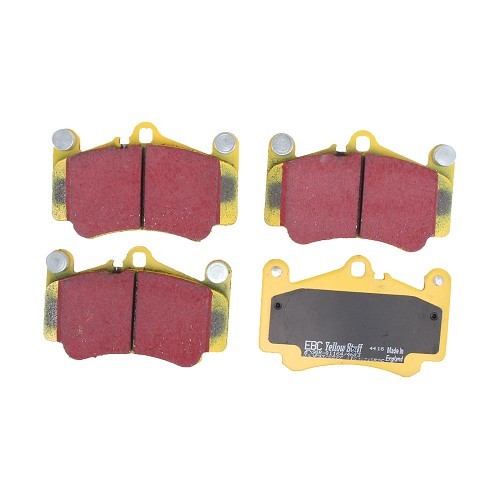  Yellow EBC front brake pads for Porsche 997-1/2 C2S, C4S and GTS - RS13503-1 