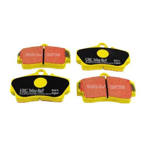  Yellow EBC rear brake pads for Porsche 996 C2 and C4 - RS13505 