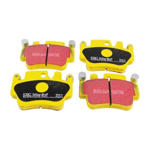     
                
                
    Plaquettes de frein arrière EBC jaunes pour Porsche 996 4S, Turbo et GT3 - RS13506
