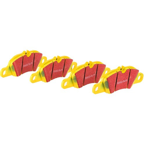  Yellow EBC front brake pads for Porsche 997-2 C2 and C4 - RS13507 