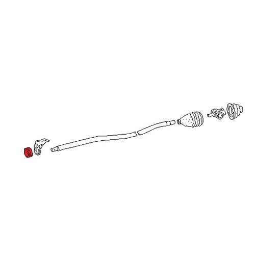 Anello di scorrimento dell'albero del cambio per Porsche 914-4 e 914-6 (1970-1972) - RS13675