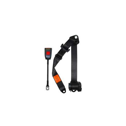     
                
                
    Front black seat belt with reel for Porsche 356 - RS13700
