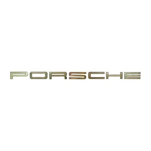  Gold-plated "PORSCHE" engine bonnet lettering for Porsche 911 and 914 - RS14208 