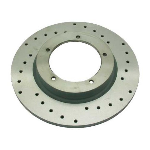  Front solid perforated Sport brake disc for Porsche 356 C and Carrera 2.0, right-hand side - RS14563 