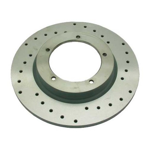     
                
                
    Front solid perforated Sport brake disc for Porsche 356 C and Carrera 2.0, right-hand side - RS14563
