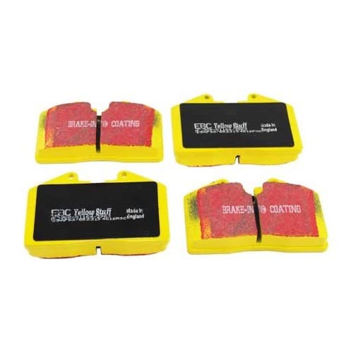  Yellow EBC front brake pads for Porsche 944 Turbo and S2 (1986-1991) - RS14868 