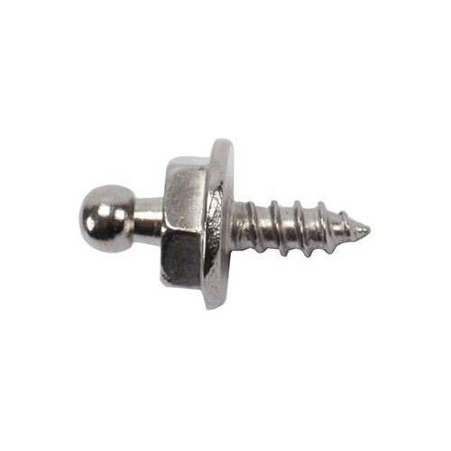  Tenax chrome-plated male stud - B4.2 x 10 - for Porsche 356 Cabriolet - RS16200-2 