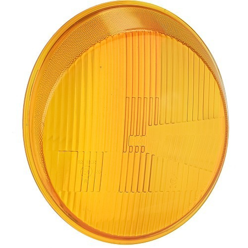  Headlight lens for Porsche 911, 912 and 930 (1965-1989) - yellow - RS16903 