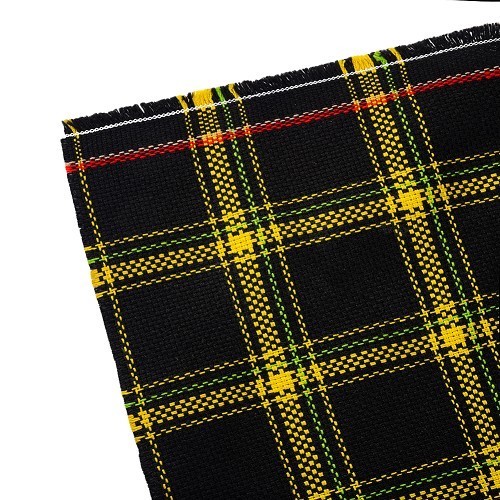  Yellow Scottish pattern seat fabric for Porsche 924 - RS25725 