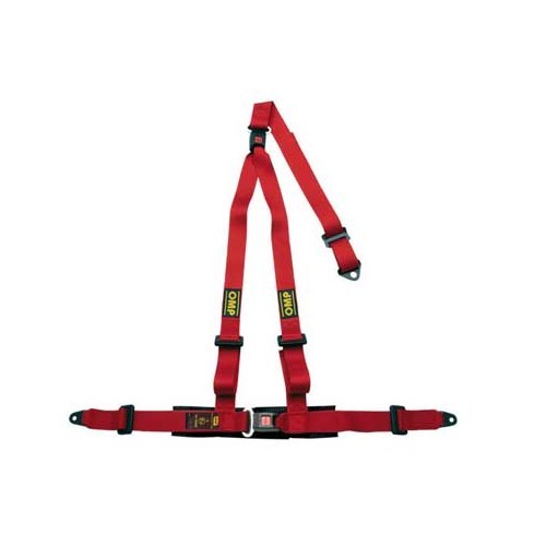     
                
                
    Red Strada 3 OMP safety harness - RS31000
