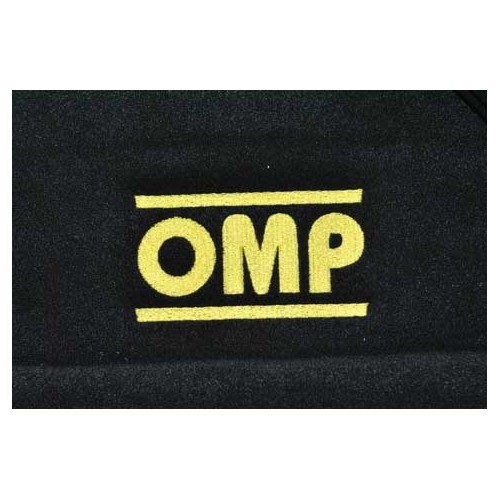 Pair of black OMP shoulder protectors, 50 mm - RS31030