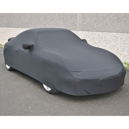  Black custom-made protective covers for a Porsche 996 (1998-2005) - RS38042 