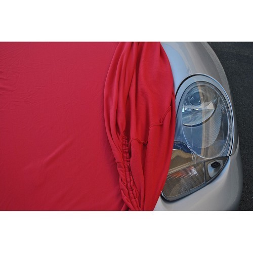  Coverlux tailor-made Jersey Cover for Porsche 986 Boxster (1997-2004) - Red - RS38043-3 