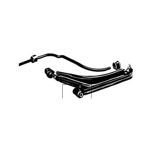 Front wishbone front silentbloc for Porsche 924 (1976-1988) - RS41000