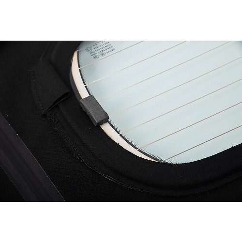 Capote completa blu in alpaca - Porsche 986 Boxster (1997-2002) - lunotto in vetro - RS50172